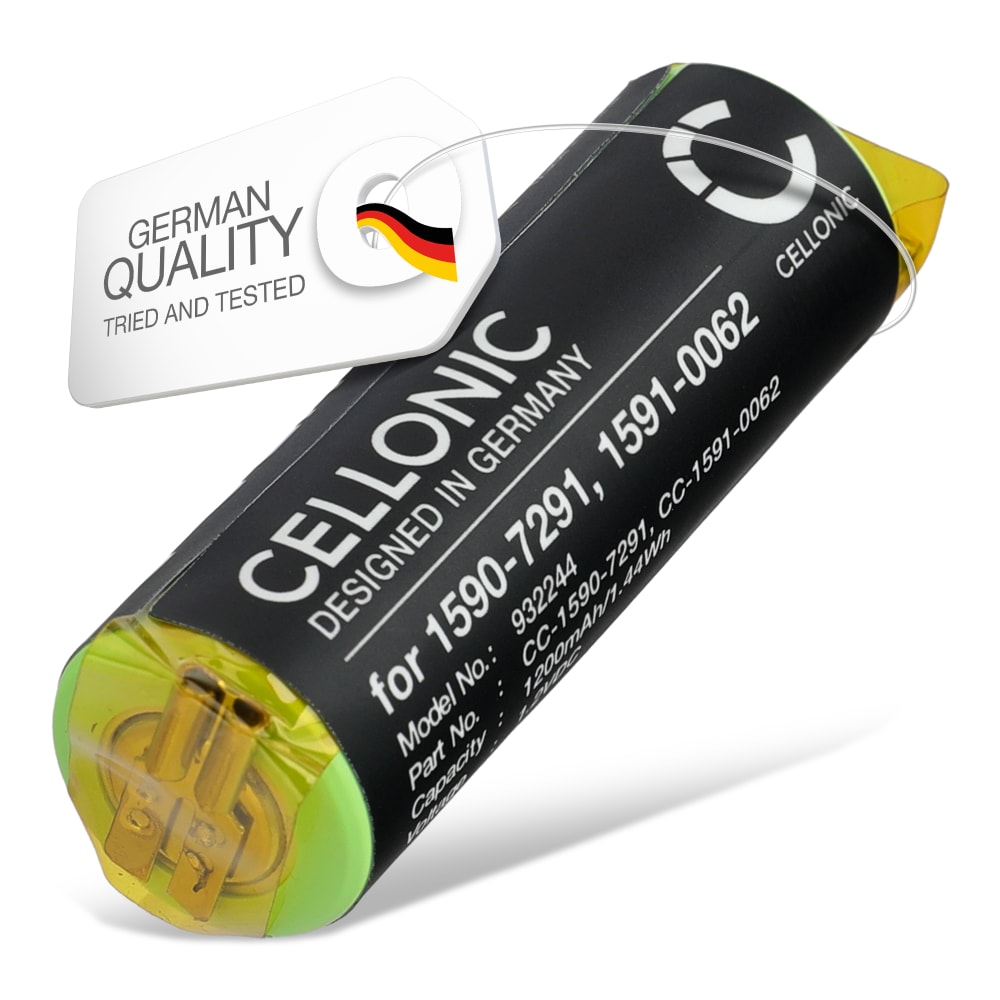 Batteri for Moser Ermila Bella 1590-7291 / 1591-0062 / 1591-0067 1200mAh fra subtel