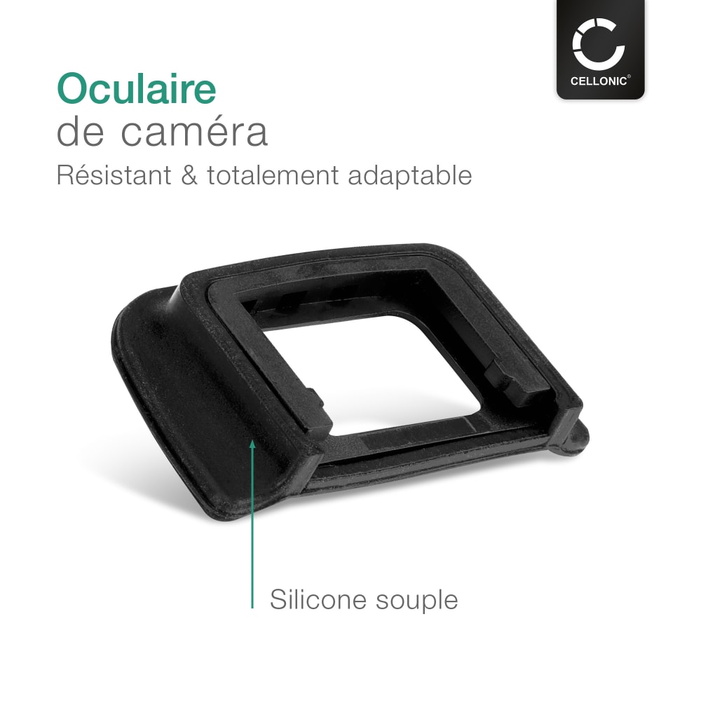 Œilleton Silicone Pour Canon EOS R7 - Viseur Étendu, Confortable Et Anti-Lumière Parasite