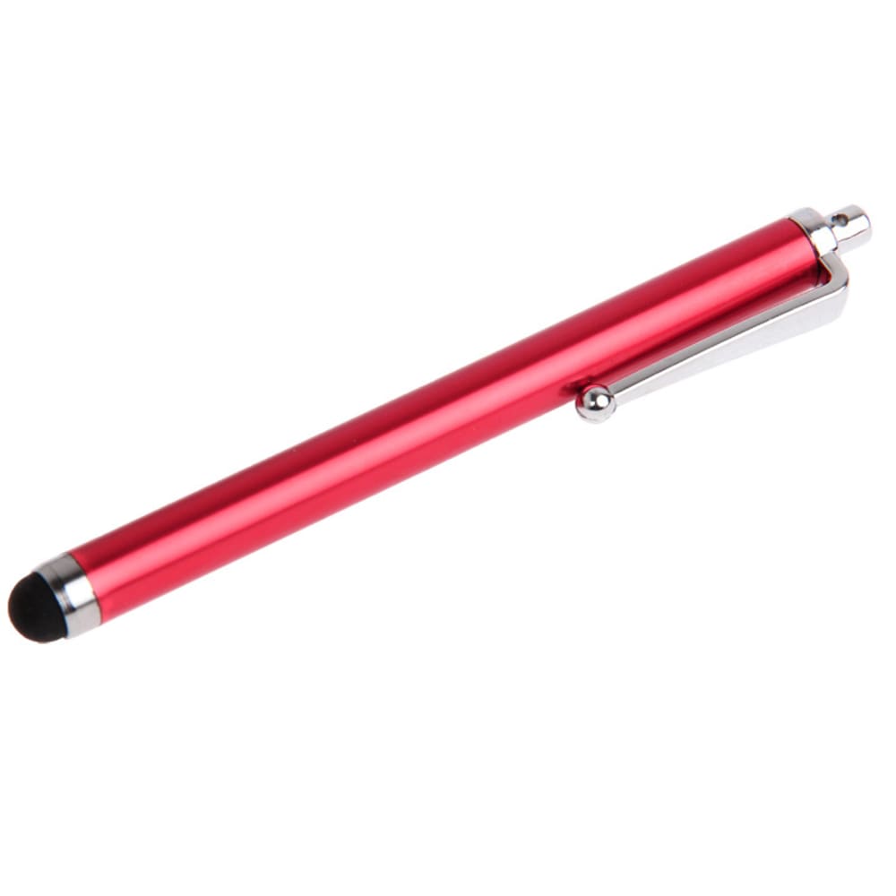 Touchscreen-styluspenna för iPad, iPhone, Samsung, Kindle – Precisionskapacitiv stylus touchpenna för surfplattor, smartphones och bärbara datorer – Röd