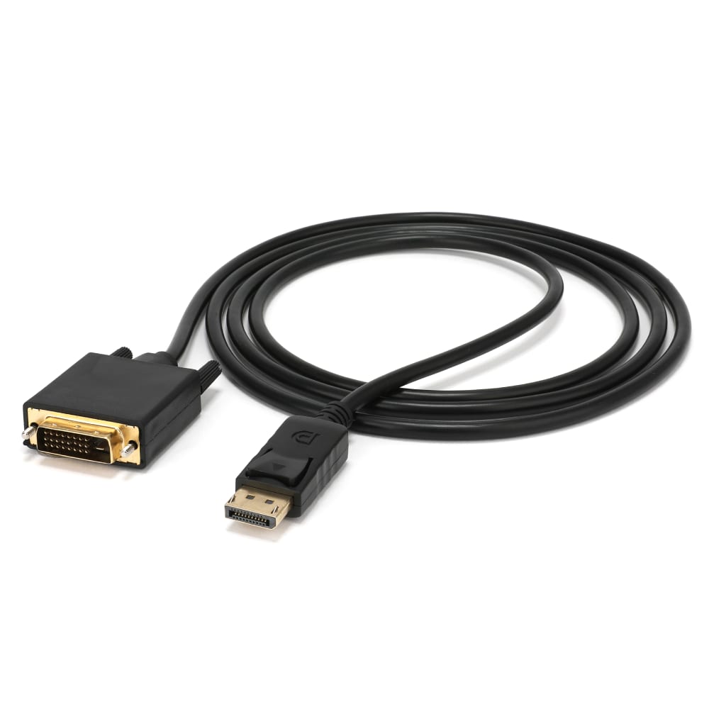 Displayport DVI cable (1,8m) for TV, monitor, laptop, computer