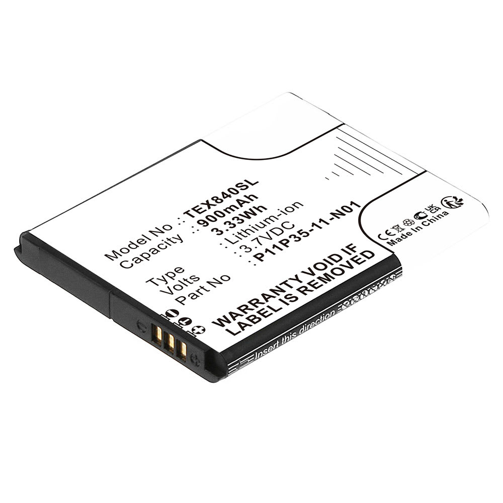 Bateria 3.7L1200SPA, P11P35-11-N01 900mAh - , Batería recargable para Texas Instruments TI-Nspire CX, TI-84 CE, TI-84 Plus CE, TI-Nspire CX CAS, TI Nspire CX CAS Graphing