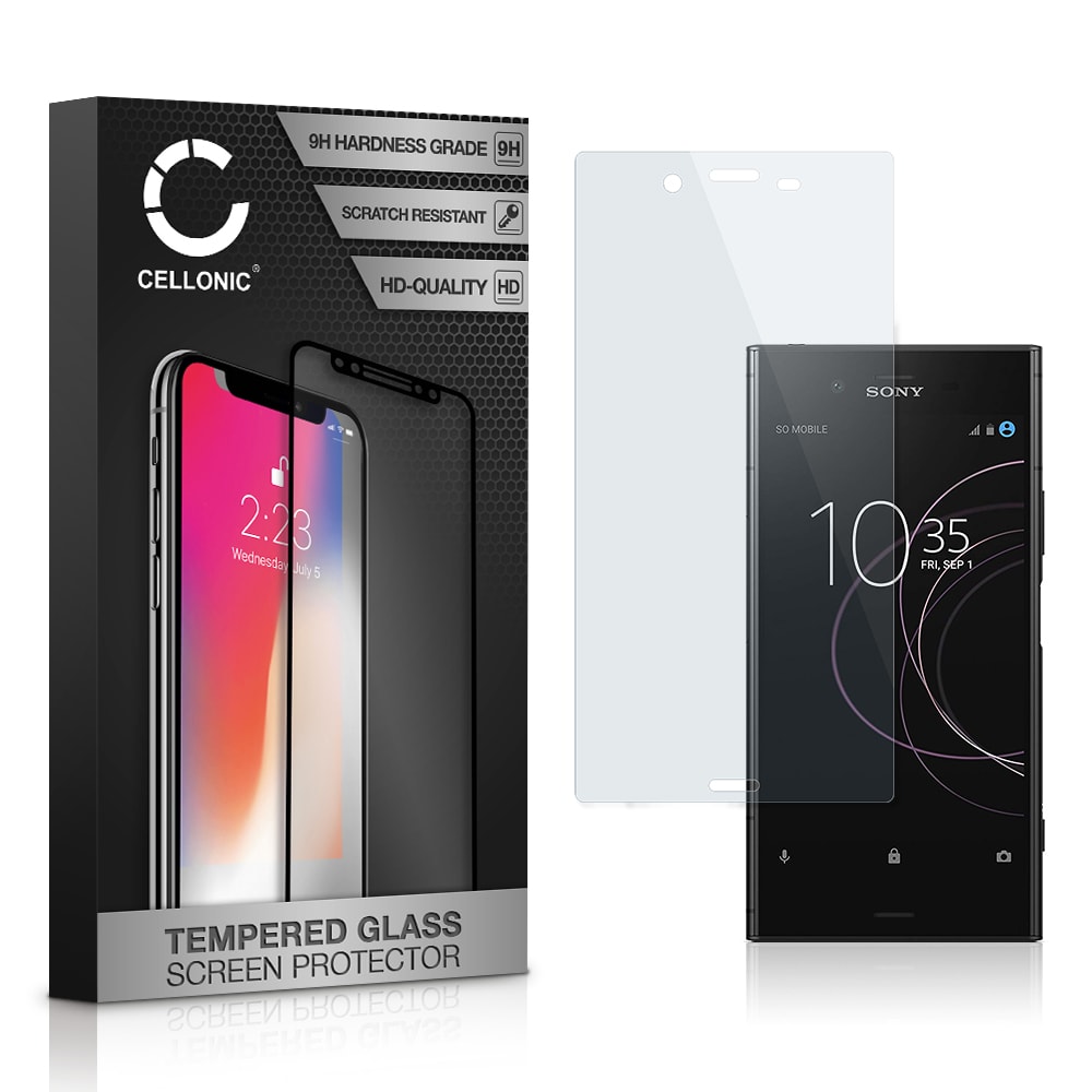 Skjermbeskytter glass Sony Xperia XZ1 (3D Full Cover, 9H, 0,33mm, Edge Glue) Herdet Glass