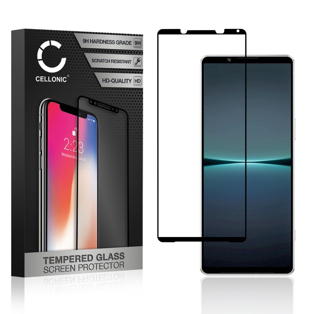 0,33mm Displayskydd / skärmskydd för Sony Xperia 1 IV- mobil, 9H 3D Case-friendly, Full Glue - smartphone-skyddsglas, screen protector