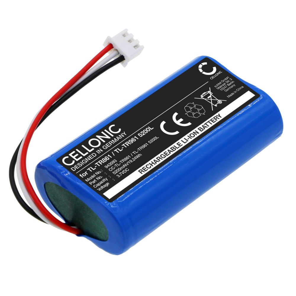 1x Batteri för TP-Link TL-TR961 5200L, TL-TR861 5200L TL-TR861 5200L, TL-TR961 5200L (5200mAh, 3.7V) från CELLONIC