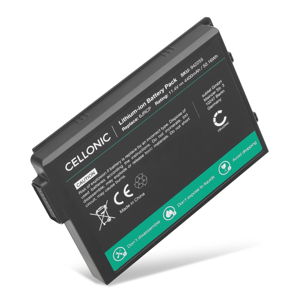Batteri for Dell Latitude 5430 Rugged, Latitude 7330 Rugged, 6JRCP, XVJNP 4400mAh fra CELLONIC