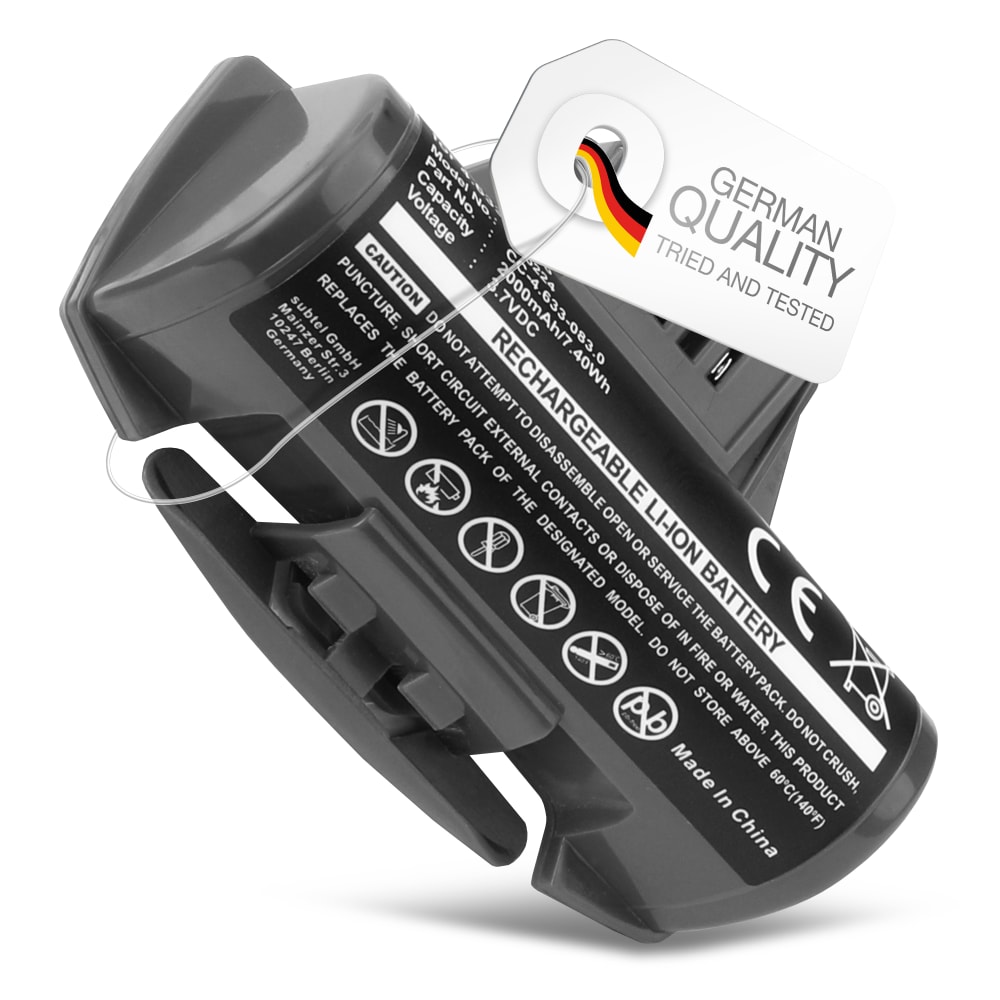Batteri for Karcher WV5, WV50, WV 5 Plus, WV55, WV60, WV70, WV70 Plus (Karcher 2.633-123.0) 2000mAh fra CELLONIC