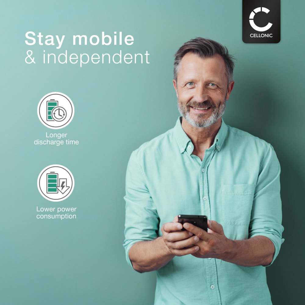 TECHTEEK Akku Für Doro Handys - Kompatibel Mit Liberto 650, Secure 580