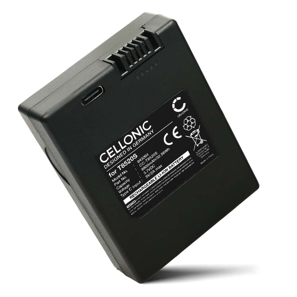 1x Batteri for Eufy eufyCam 3, eufyCam 3C, E330, S330, Smart Lock S230, SmartDrop, Video Smart Lock S330 T8520S (8800mAh, 3.7V) fra CELLONIC