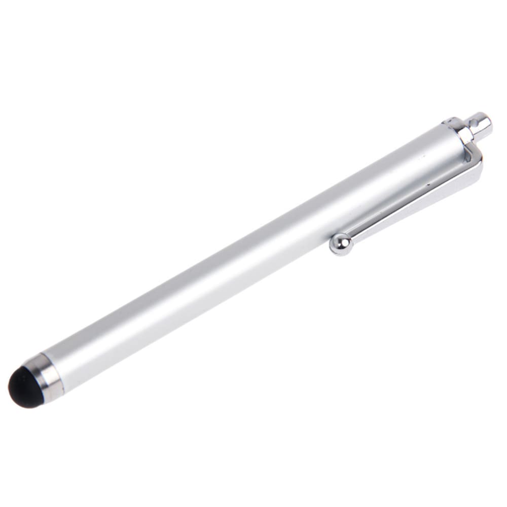 Touchscreen stylus-penn for iPad, iPhone, Samsung, Kindle – Presis kapasitiv stylus touchpenn for nettbrett, smarttelefoner og bærbare PC-er – sølvfarget