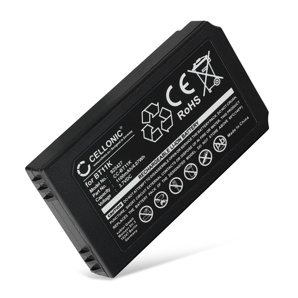 Batteri for Ikusi IK2, PUPITRE IK2, T70/2 iKontrol Konecranes Mini Joystick Radio RMJ 1100mAh 3.7V fra CELLONIC