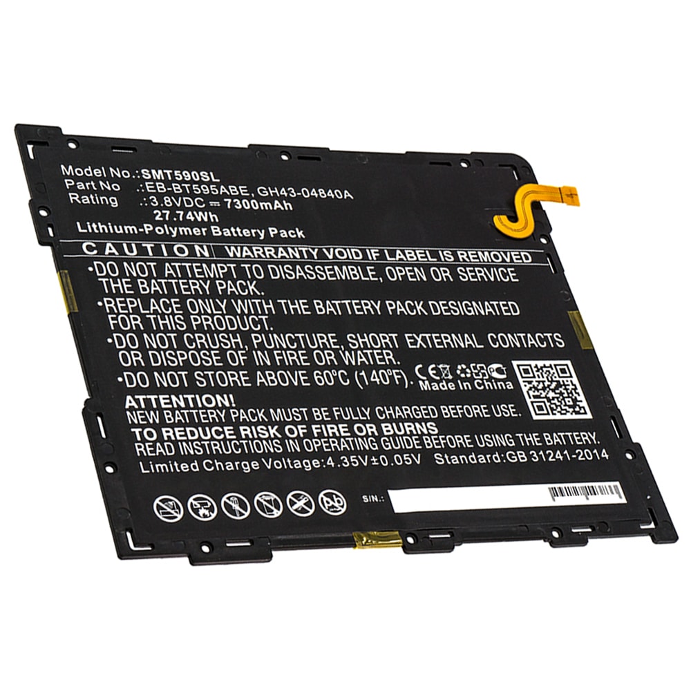 Samsung Galaxy Tab A2 10.5 SM T590 T595 Batterie tablette pour Samsung  EB-BT595ABE