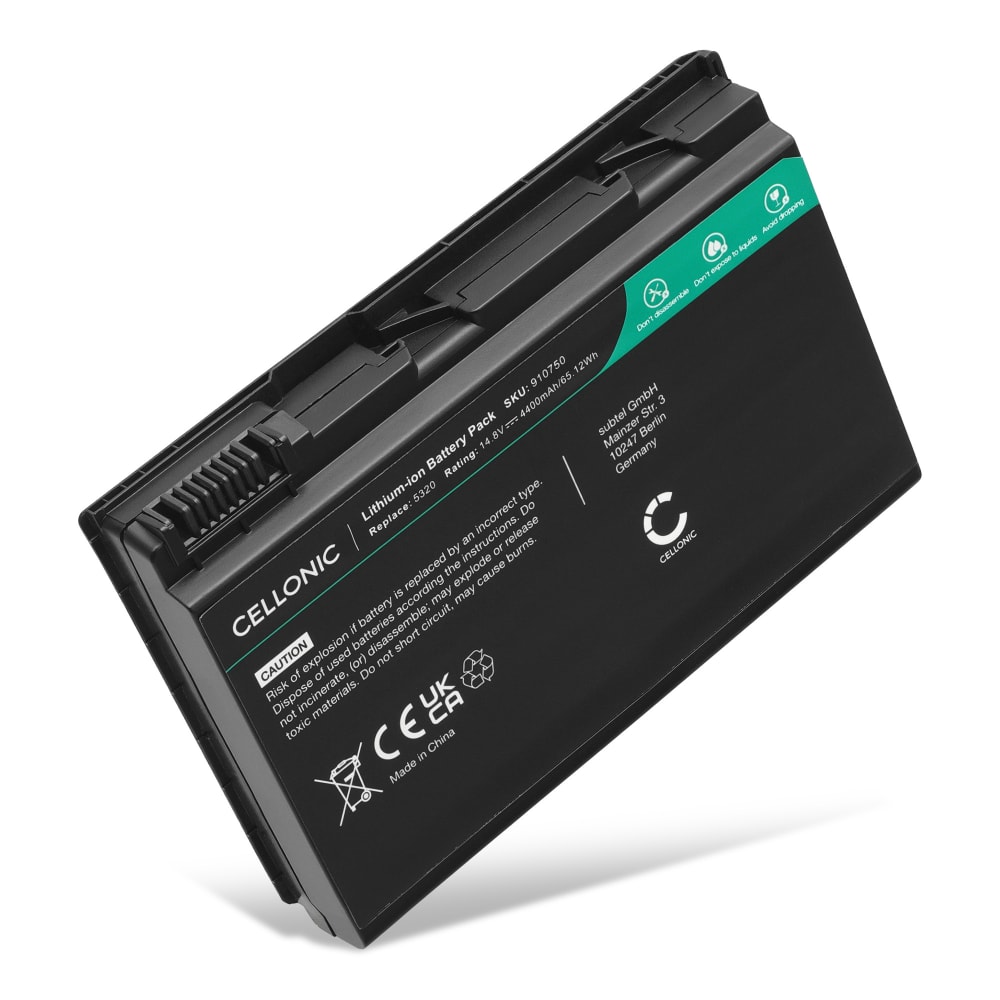 Akku für Acer Extensa 5000 / 5210 / 5230 / TravelMate 5220 / 7720 Laptop - 4400mAh 14.4V - 14.8V