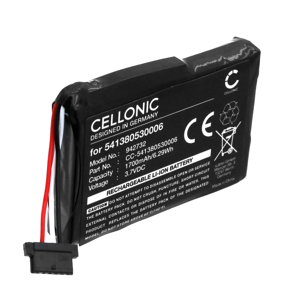 Battery for Mitac Mio P350 / P550 / Mio Spirit 680, Medion P4410 / MD95300 1700mAh from CELLONIC