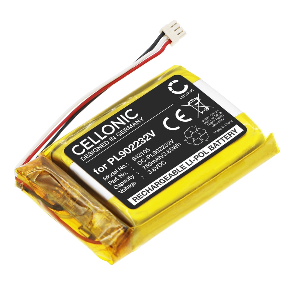 Batteri for Jabra Elite 85t (Charging Case) PL902232V (750mAh, 3.8V) fra CELLONIC