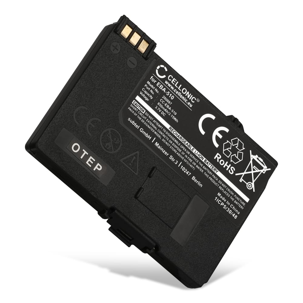 Battery for Siemens Gigaset SL2, SL55, SL560, SL550, SL100, SL1, SL150, SL56 V30145-K1310-X250 (850mAh, 3.7V) from CELLONIC
