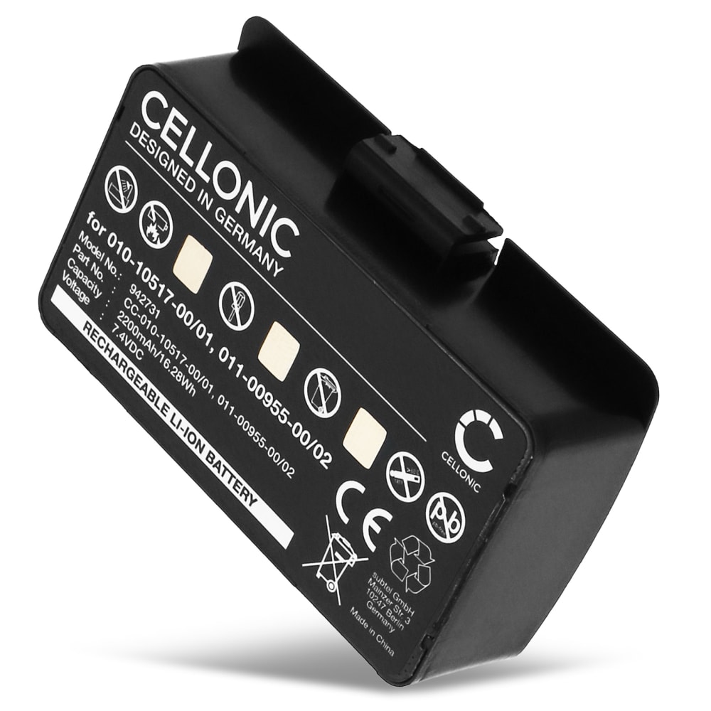 Batteri for Garmin GPSMAP 276 / 276C / 296 / 376C / 378 / 478 / 495 - 2200mAh fra CELLONIC