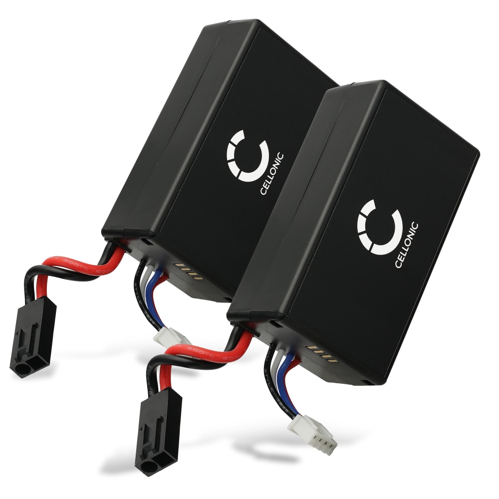 2x Batteri for Parrot AR.Drone 2.0 1500mAh fra CELLONIC