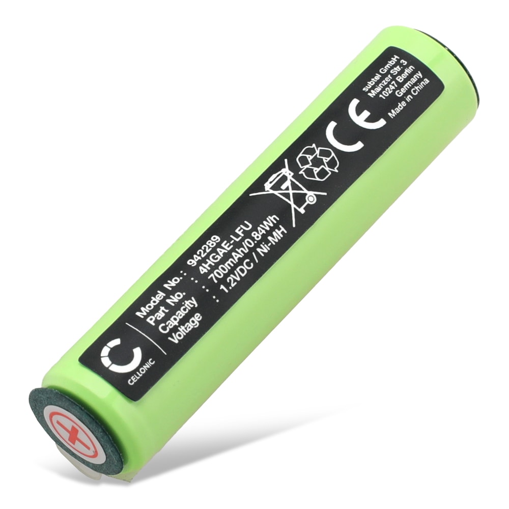 Batteri for Braun MGK3221, MGK3225, MGK5260, MGK5280, MGK7221, BT5070, BT5090, Cruzer Beard 5 700mAh fra CELLONIC