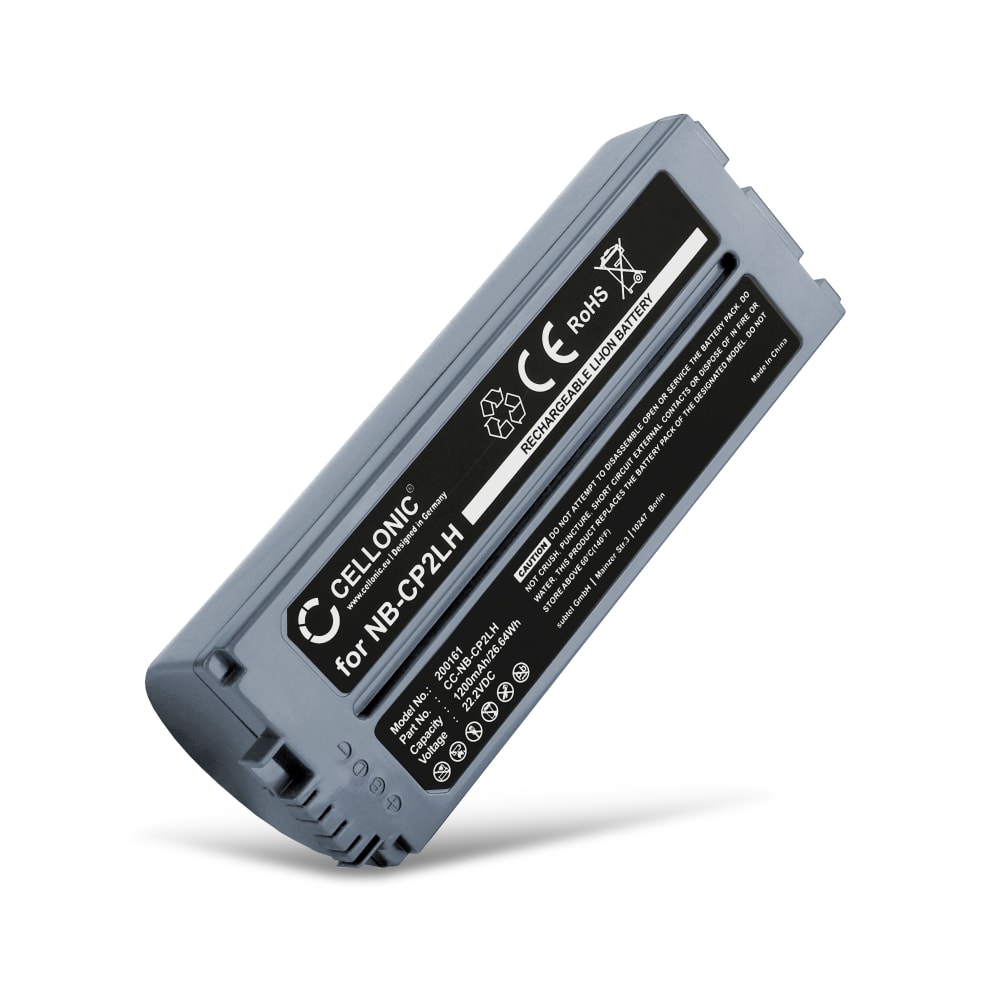 Battery for Canon Selphy CP1300 CP800 CP910 CP1200 CP510 CP810 CP330 CP400 CP720 CP780 CP900 CP710 1200mAh from CELLONIC