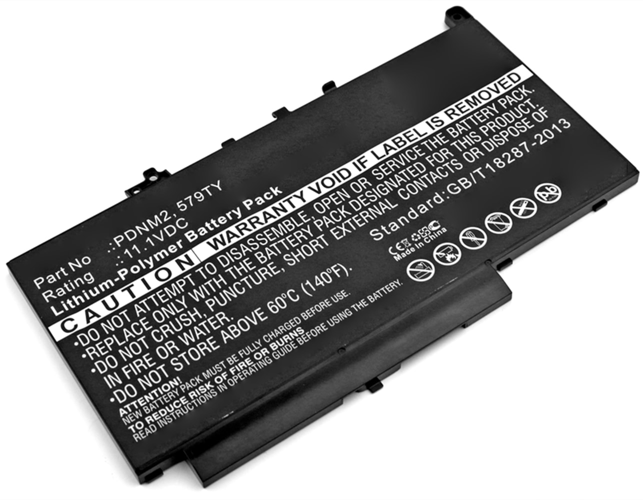 Batteri til Dell Latitude 12 E7270 / Latitude 12 E7470 bærbar PC – 3600mAh