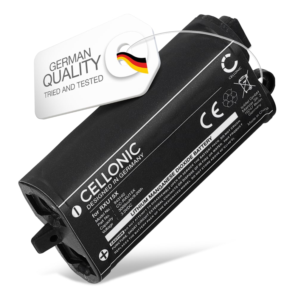 Batteri for DAITEM SH156AX - RXU15X (3000mAh ) reservebatteri
