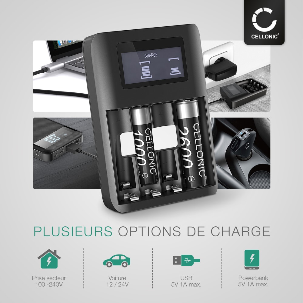 4x Batterie 4x 1000mAh AAA pour Siemens Gigaset A415 / A415A / C430