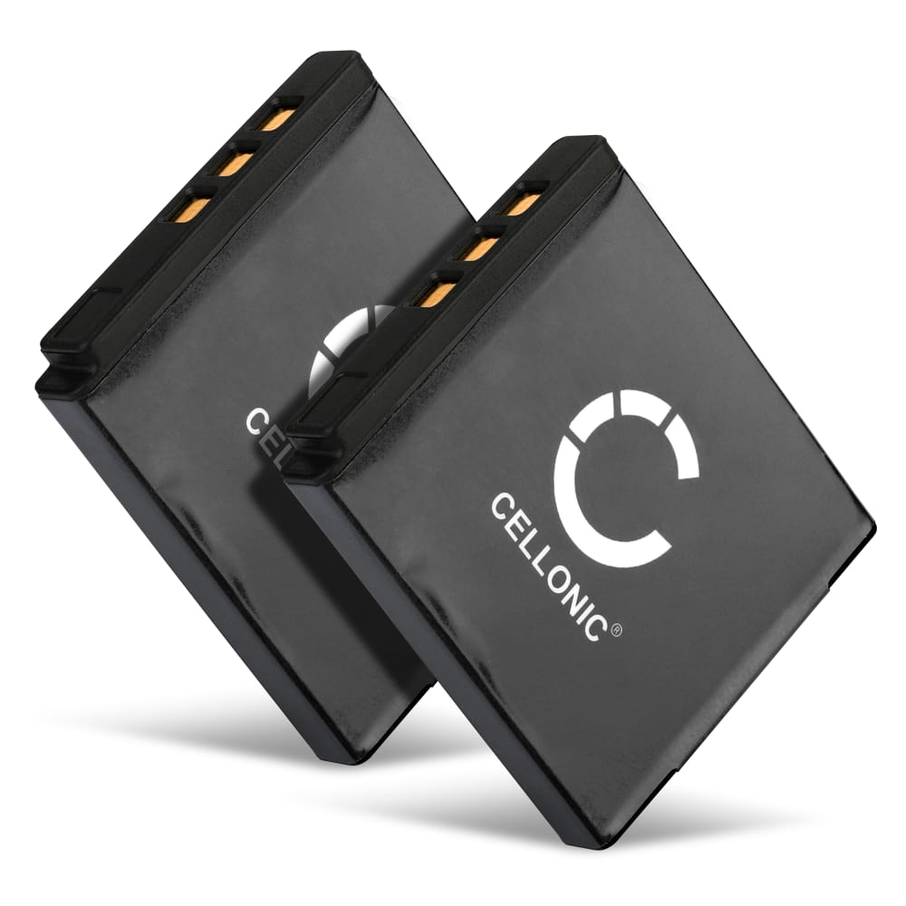 2x Batteri for Fuji X10 X20 XF1 XP200 XP150 XP100 Instax SQ10 Instax Share SP-3 F100ER F550EXR Kameraer 700mAh fra CELLONIC
