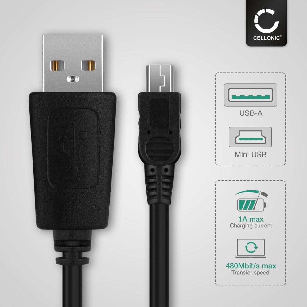 Camera USB 2.0 Cable for Canon EOS 4000D 2000D 200D 80D 700D 600D 6D