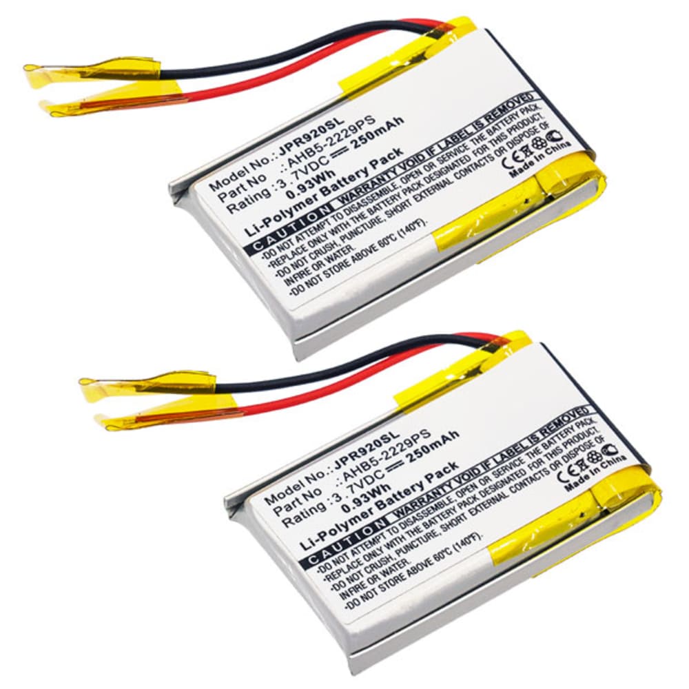 2x Batteri for Jabra Pro 920, Jabra Pro 930, Jabra Pro 935, Jabra Pro 900, Jabra Pro 923 250mAh fra CELLONIC