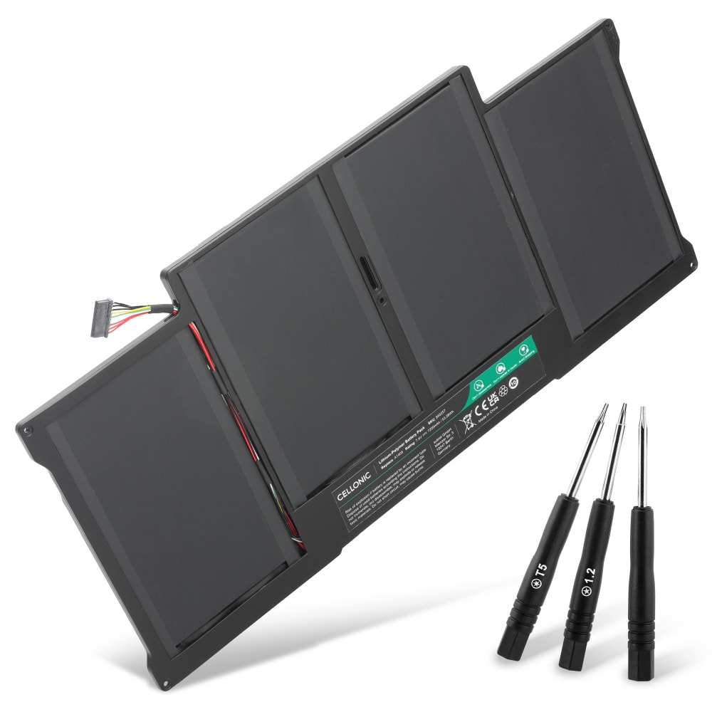Batteri for Apple Macbook Air 13 A1466, MC503, Air Core i5 1.3, Air Core i7 1.7, A1466, A1369 7200mAh 7.4V fra CELLONIC