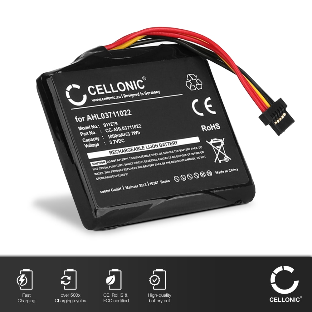 TomTom GO Live 820 Europe, GO Live 825 Europe GPS Battery AHL03711022 VF6M