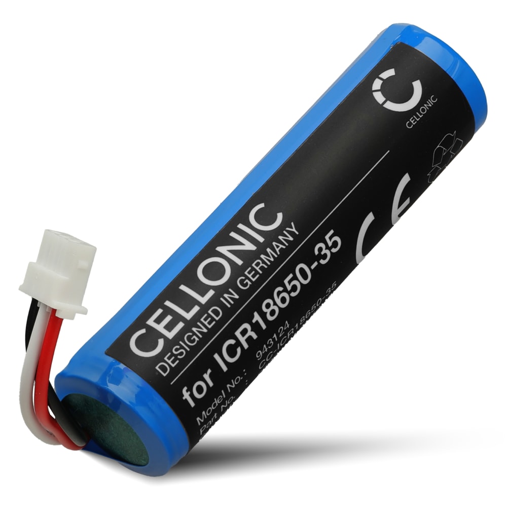 2x Batteri for Petzl NAO, NAO Plus 2600mAh fra CELLONIC
