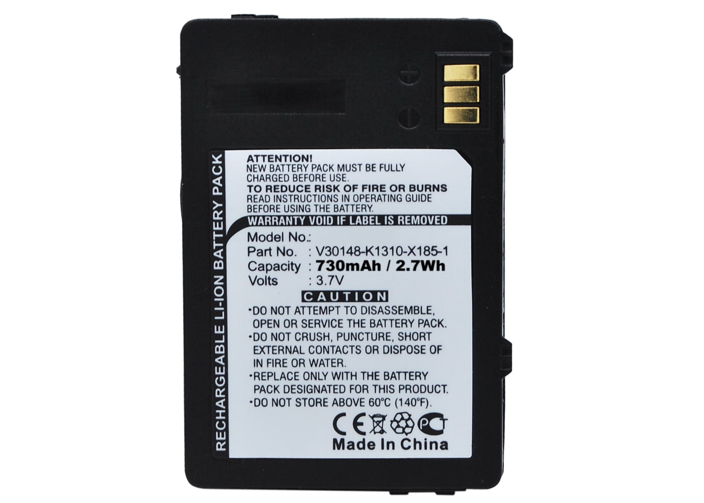 Batteri til Siemens ME45, S45, S45i, 6618, 3618, M45 V30148-K1310-X185-1 (730mAh, 3.7V) fra CELLONIC