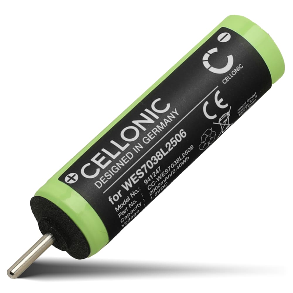 Batteri for Panasonic ES-RT30 ES-RT40 ES-SA40 ES2207P ES3042 2000mAh fra CELLONIC
