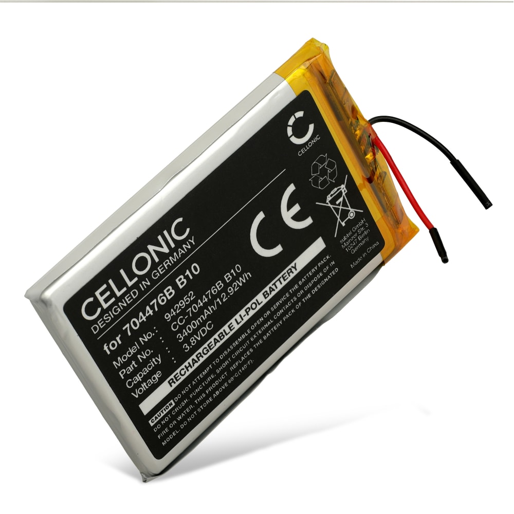 Batteri for SPOT SPOT X, SPOTXB, 704476B B10 3400mAh fra CELLONIC