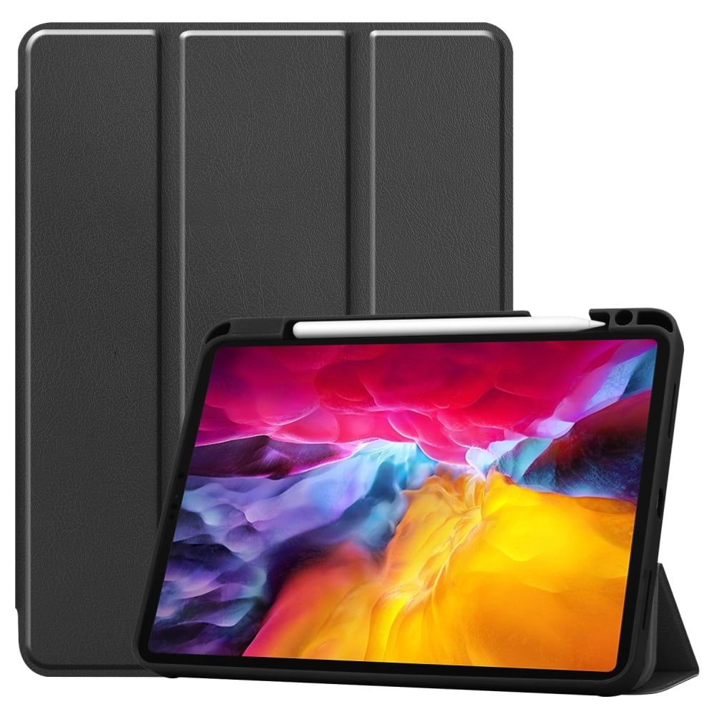 interpersonel generation Agent Smart Case til Apple iPad Pro 11 (2021) - A2377, A2301, A2459, A2460 -  Kunstlæder, Sort taske lomme sag