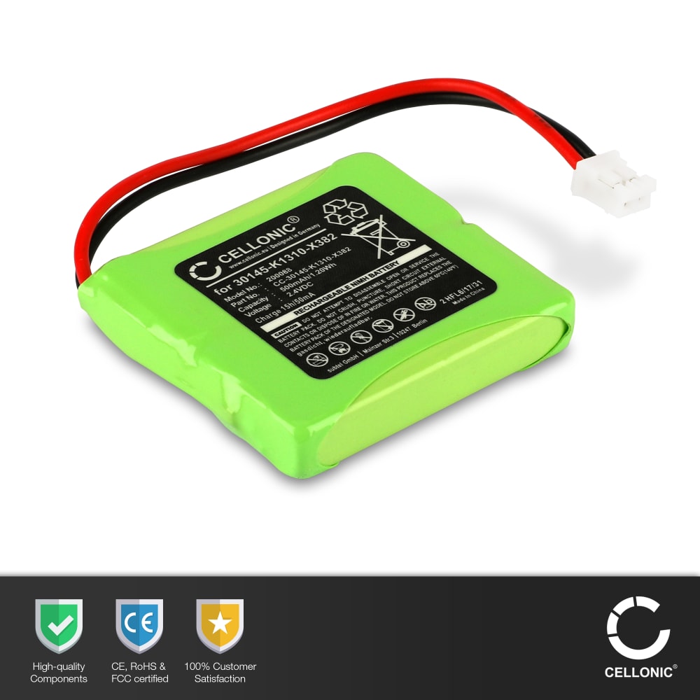 2x Batterie 500mAh pour Siemens Gigaset E45 / E450 / E450 SIM