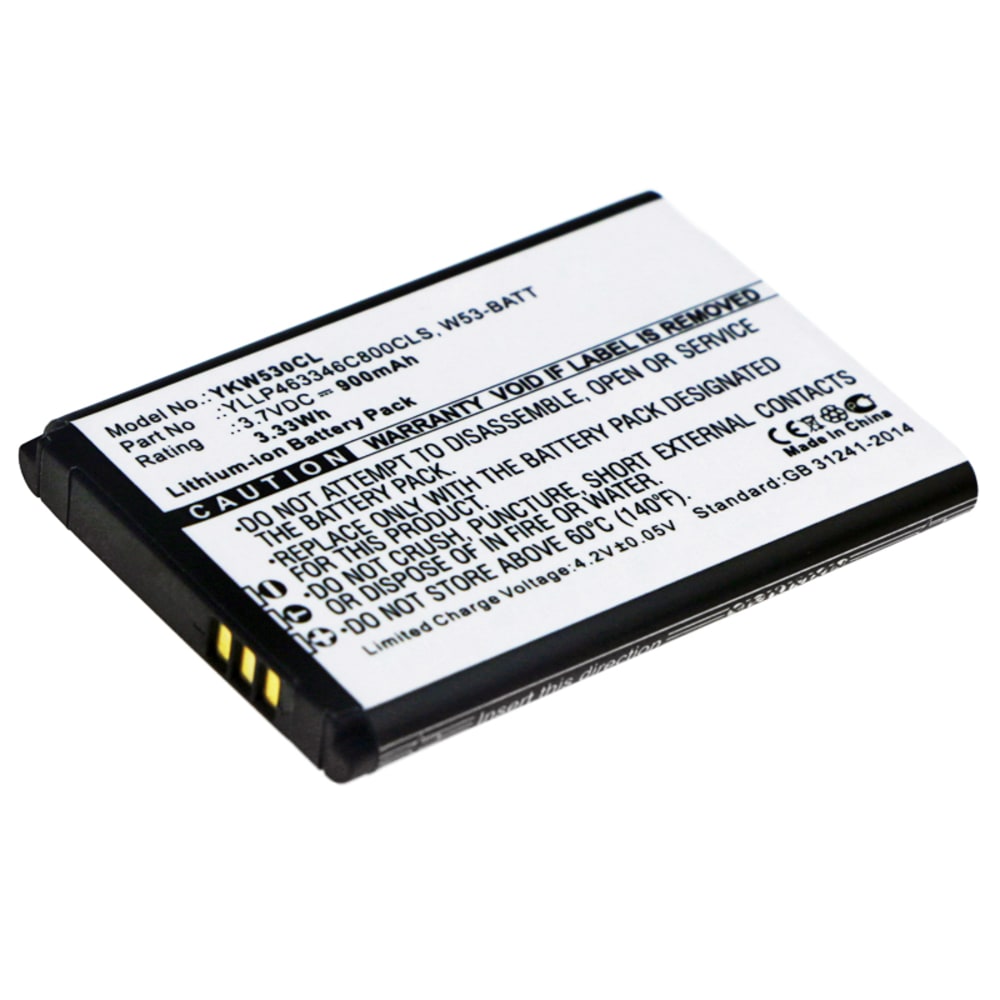 W53-BATT, YLLP463346C800CLS Ersatz Akku für Yealink W53, W53P - Telefon Ersatzakku - 900mAh Telefonakku, wiederaufladbare Batterie