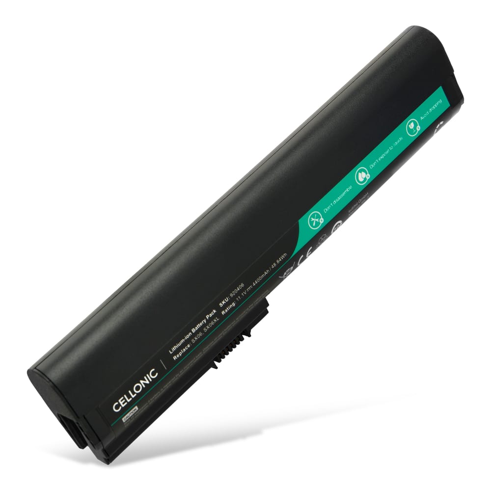 Batteri for HP EliteBook 2560p, 2570p, SX06, SX06XL, SX09, SX03 4400mAh 11.1V fra CELLONIC