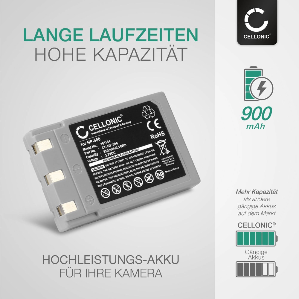 Batterie Konica Minolta Revio KD-310 KD-410Z KD-400Z 750mAh 3,7V - Neuf
