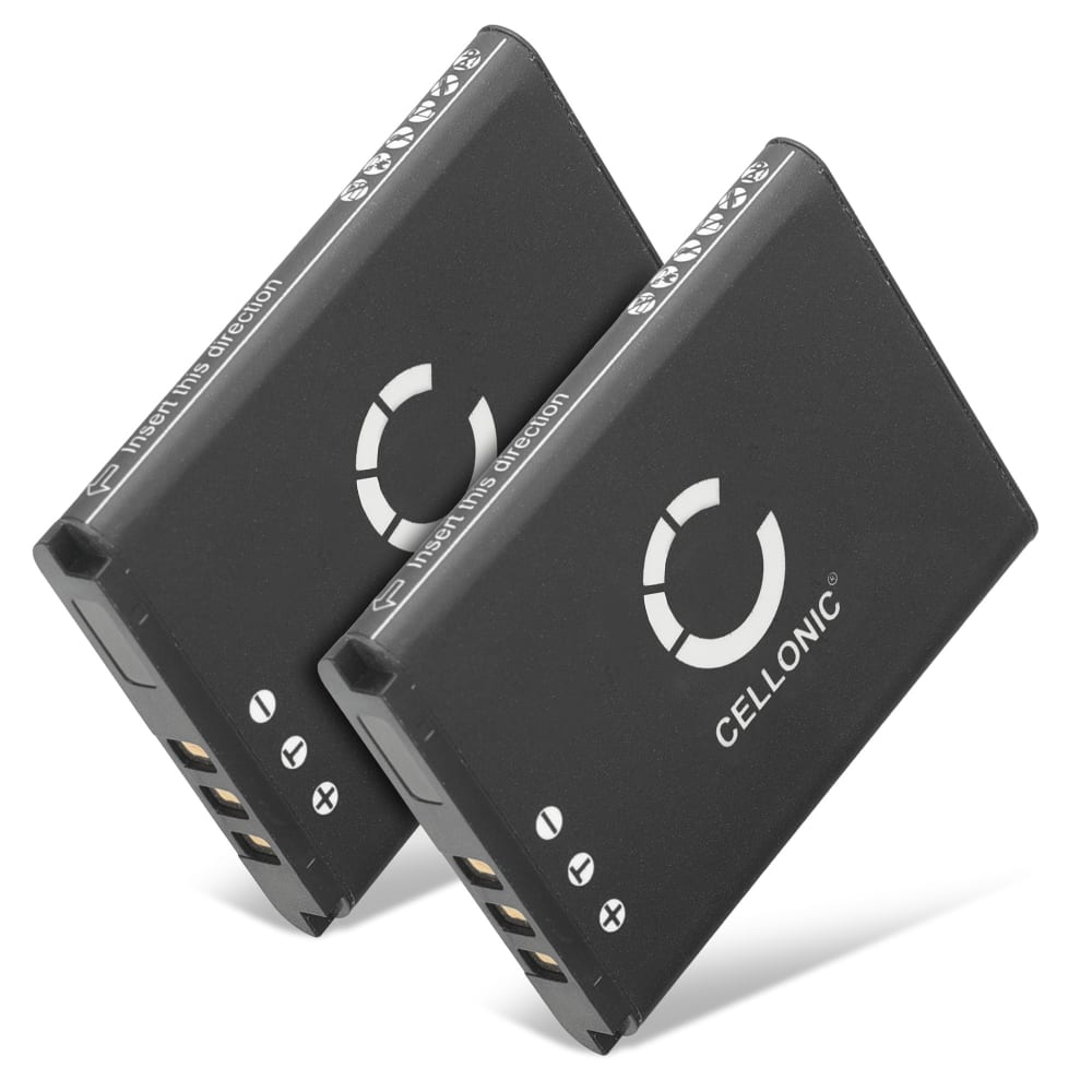 2x Batteri for Samsung NV10, L201, NV20, NV8, NV15, L83T, SL201, L70, SLB-0837B Kameraer 800mAh fra subtel