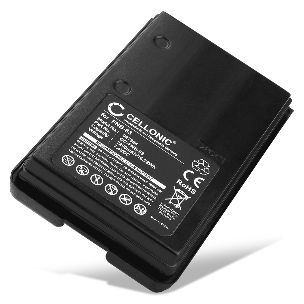 Batteri for 7.4V 2200mAh Lithiumion fra CELLONIC