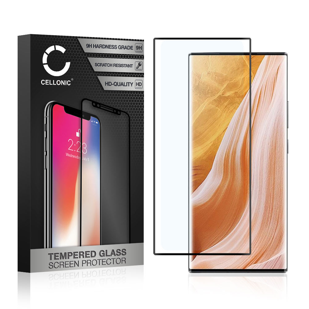 Displayschutzglas ZTE Axon 40 Ultra (3D Full Cover, 9H, 0,33mm, Full Glue) Displayschutz Tempered Glass