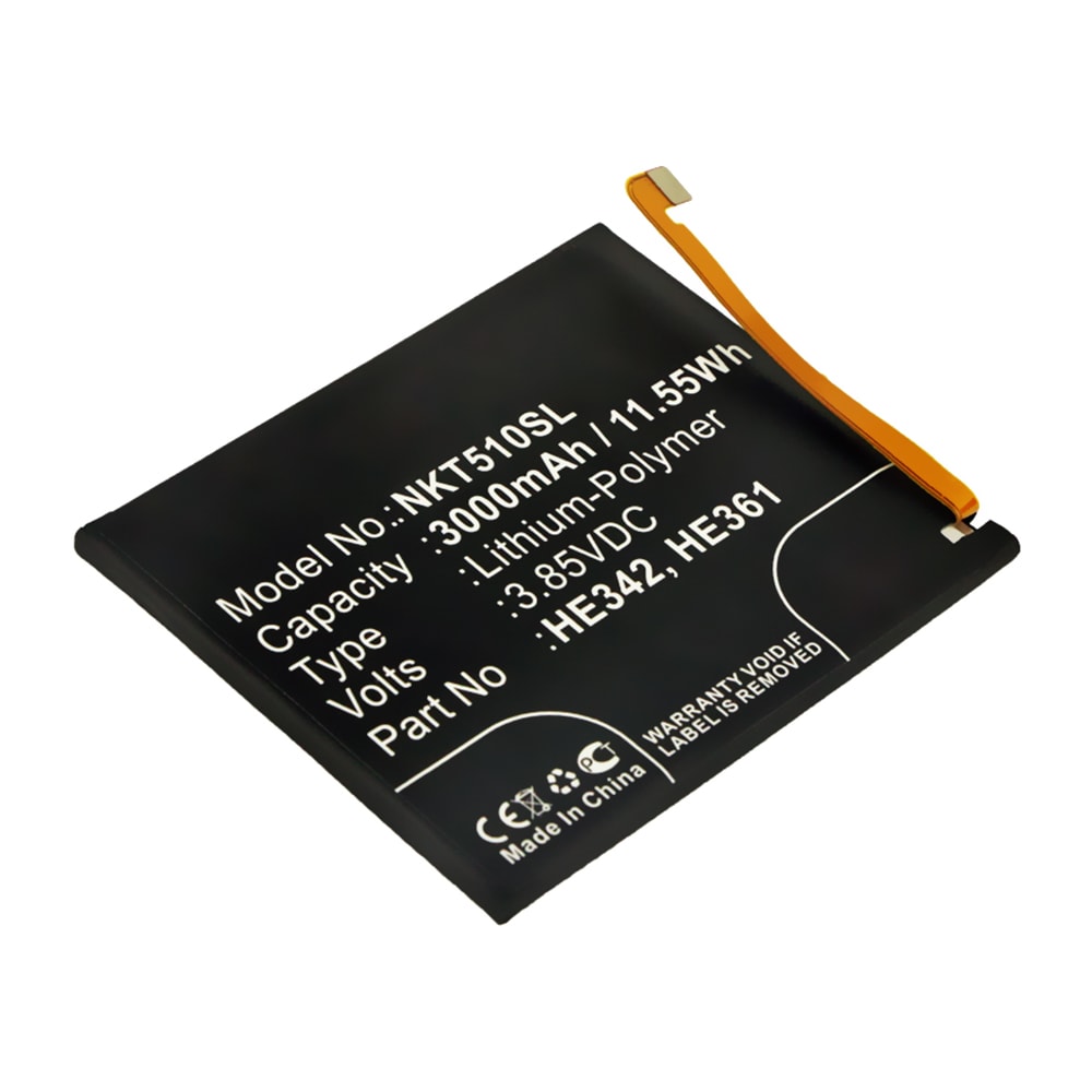 Bateria HE342 3000mAh - , Batería larga duración para smartphones Nokia 5.1 Plus