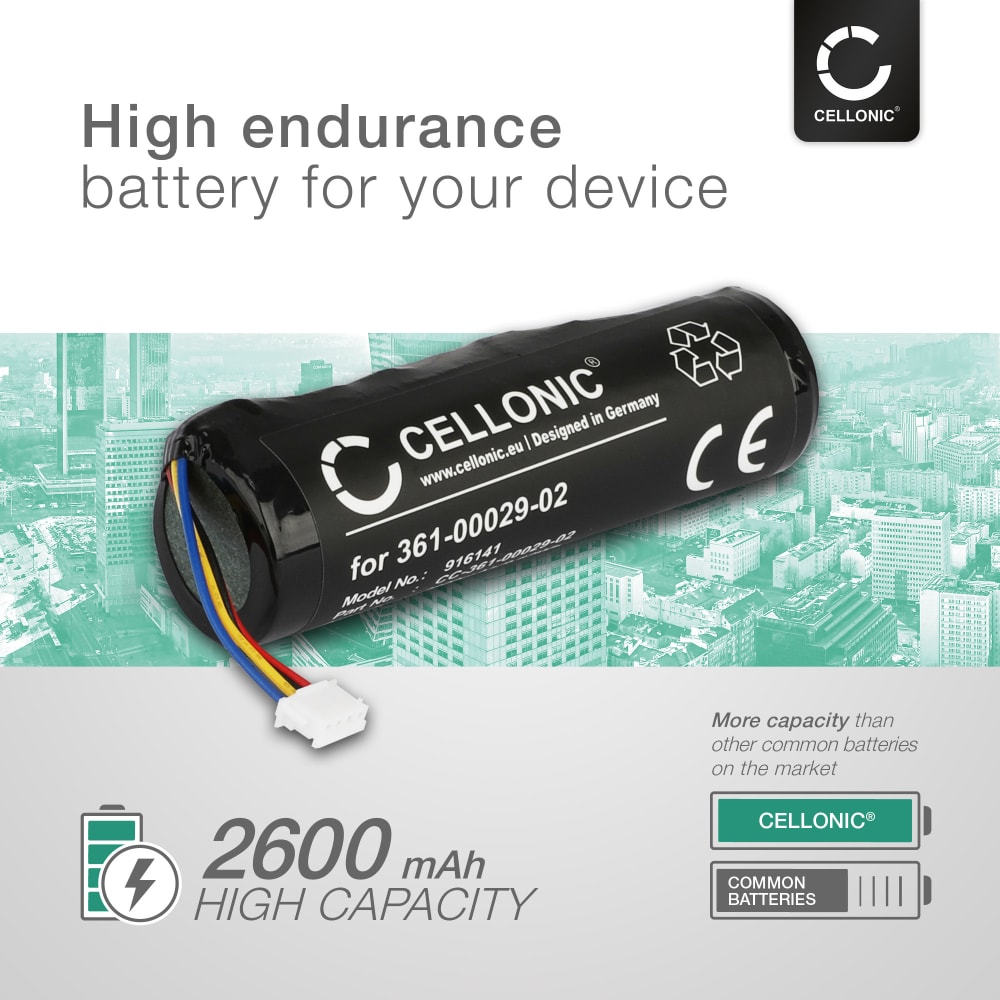 Batterie CELLONIC Pour Collier Garmin - Alpha 100, Astro 320 - 3.7V 2600mAh