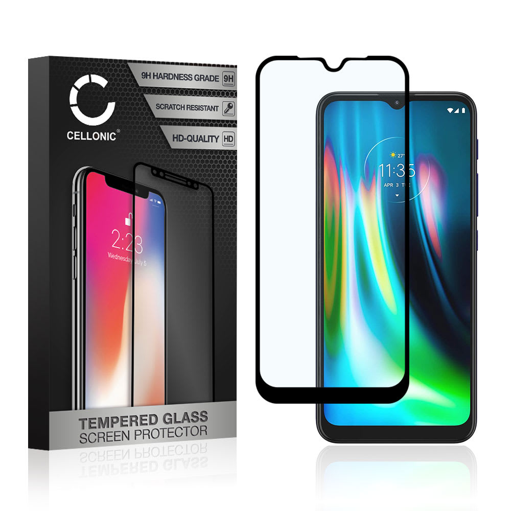 Skjermbeskytter glass Motorola Moto G9 Play (3D Full Cover, 9H, 0,33mm, Full Glue) Herdet Glass