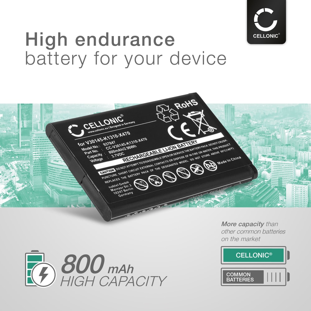 Batterie V30145K1310X470 pour Gigaset GL590