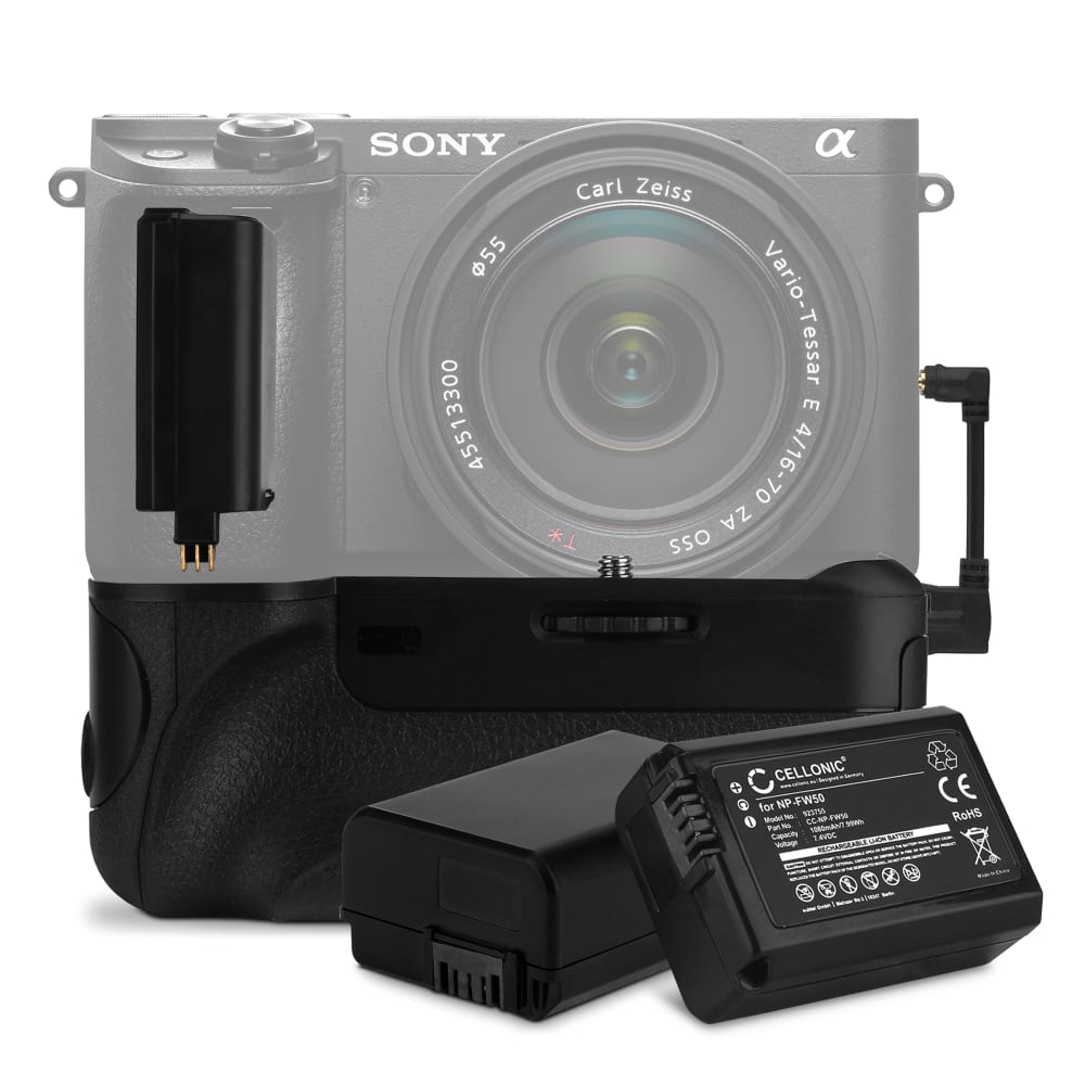 Sony Alpha A6400 grip BG-3D + NP-FW50