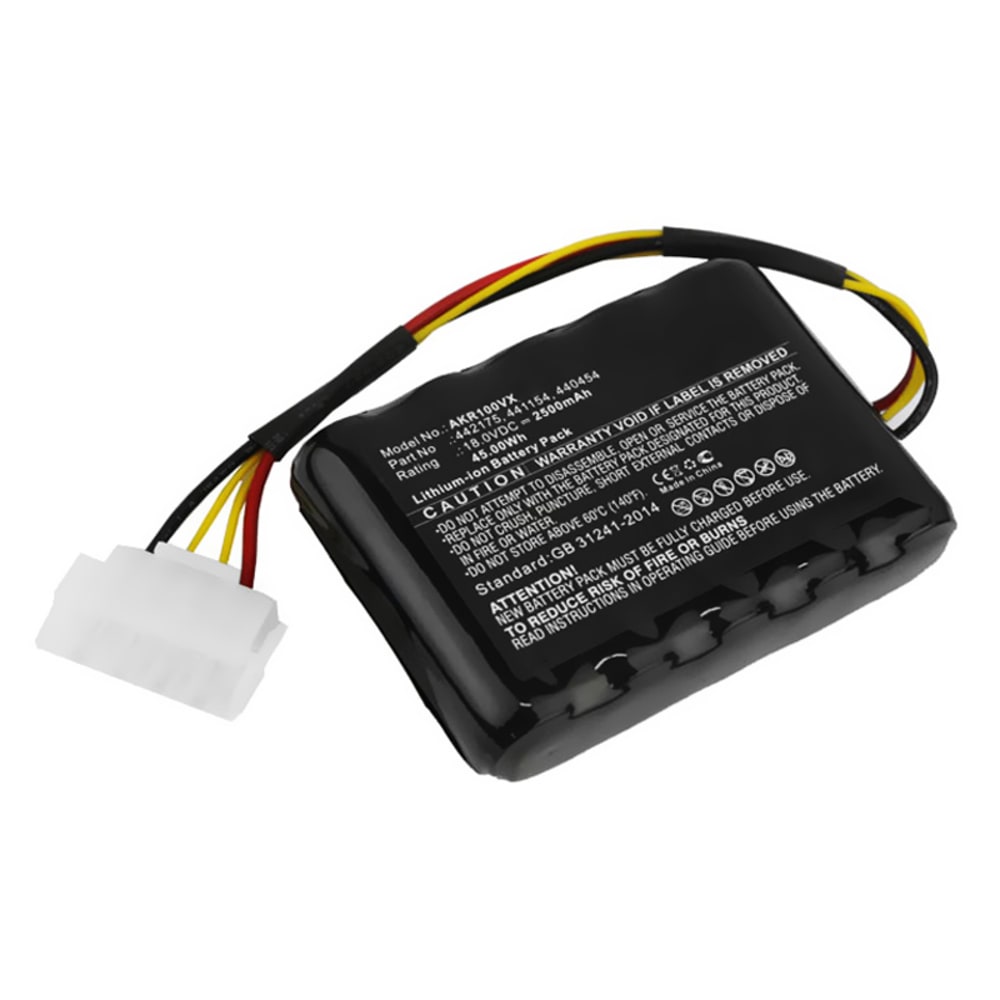 Battery til AL-KO Robolinho 100, 700, 1100, 41.6, Karcher RLM4 (440454, 441154, 442175, 442632, 442196) 2500mAh 18V Li Ion fra subtel