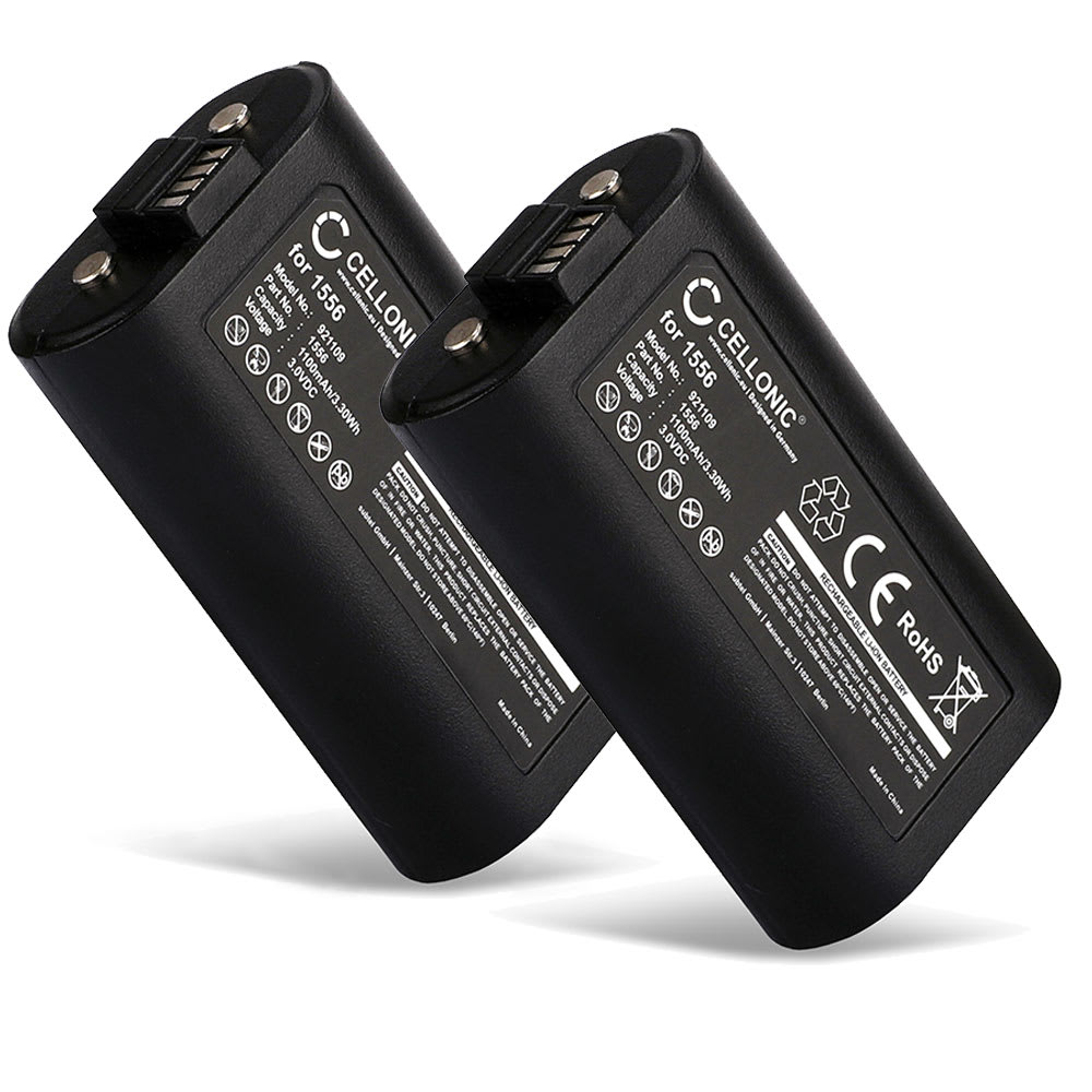 2x Batterie de remplacement 1556 1100mAh pour Microsoft Xbox Series X,  Series S / One Controller